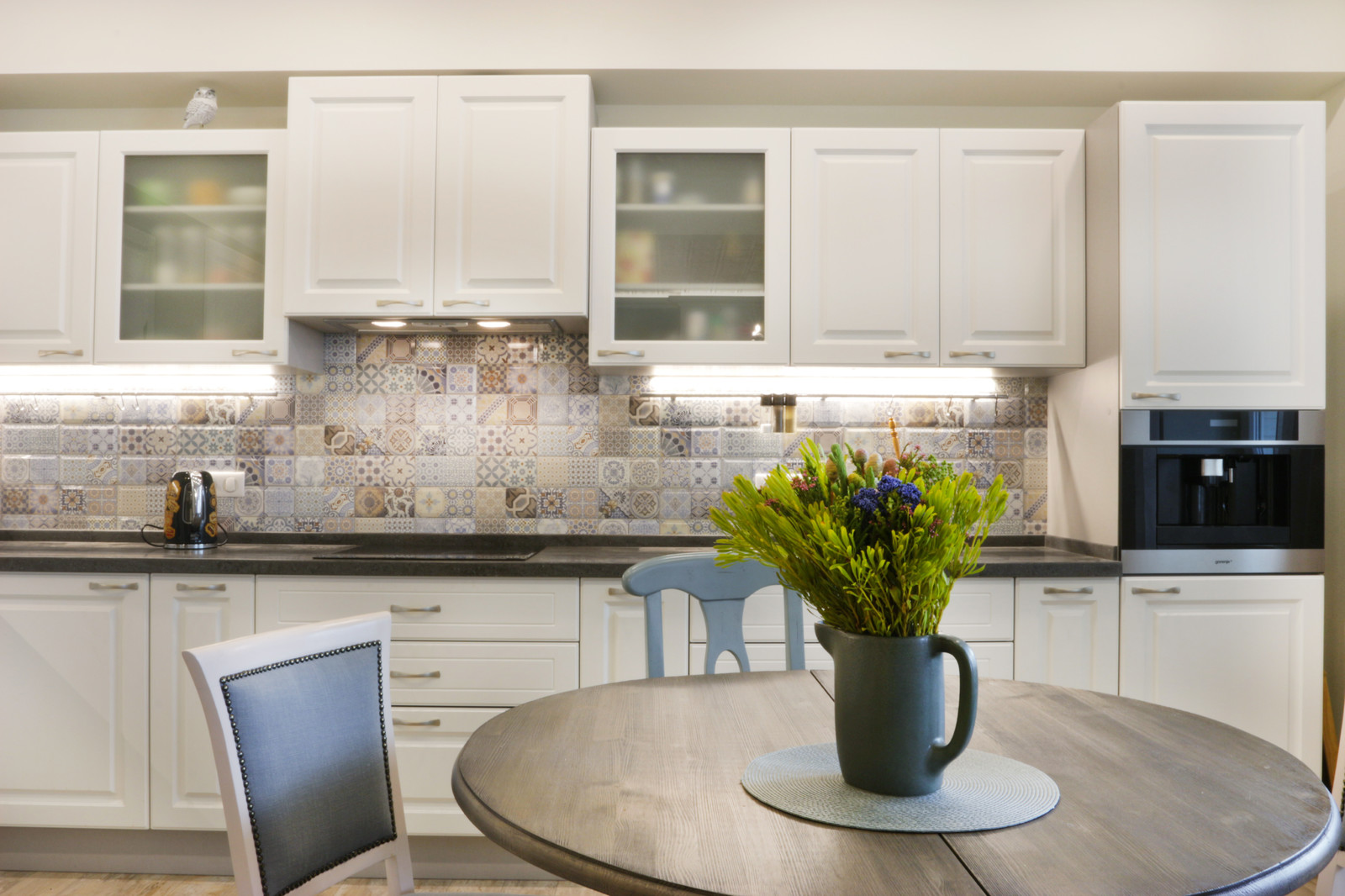 Эклектика на Мичуринском - кухня-столовая