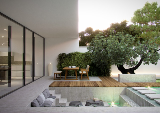 Ampliamento Casa Unifamiliare | 150 MQ contemporary-deck