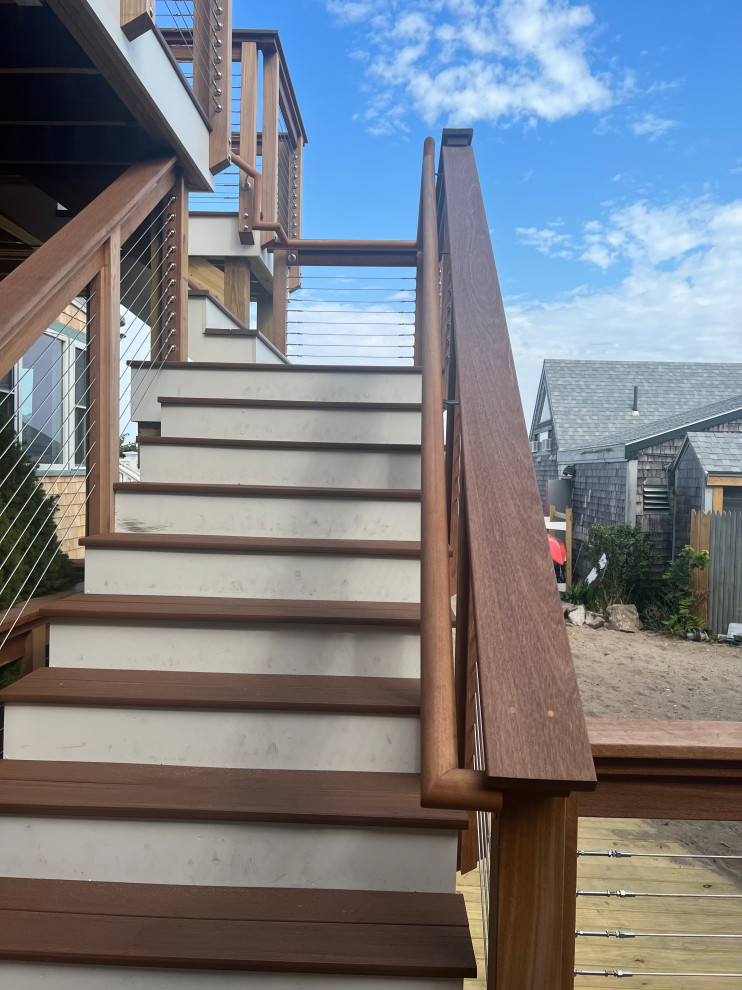 Provincetown Commerical Deck Project (3 stories, Juliett deck,roof deck)