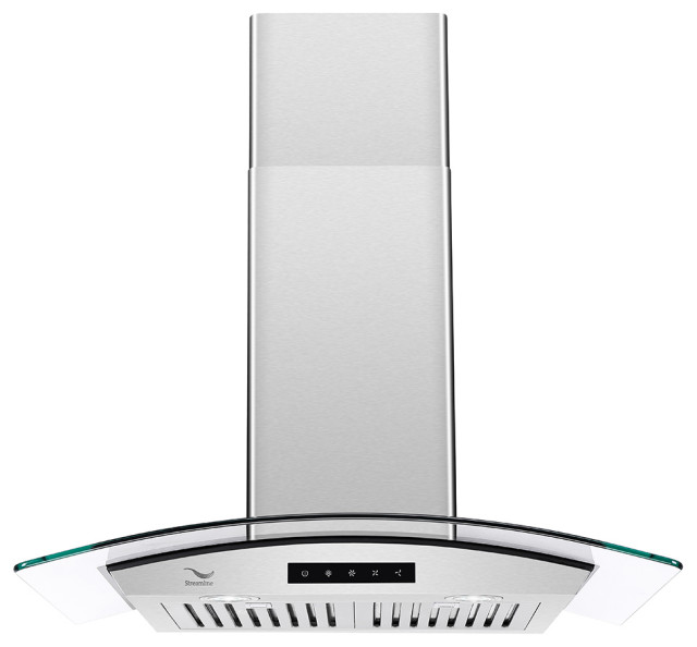36'' Streamline S121WSBFL36 Ducted Wall Mount Kitchen Range Hood