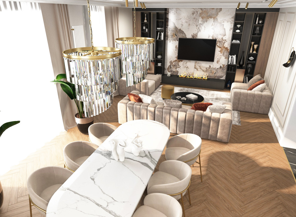 Кухня - гостиная 85 м2 г. Нижний Новгород