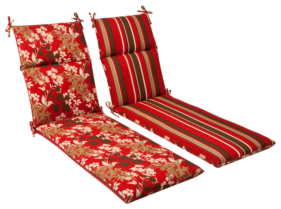 Montifleuri Monserrat Reversible Chaise Lounge Cushion Contemporary