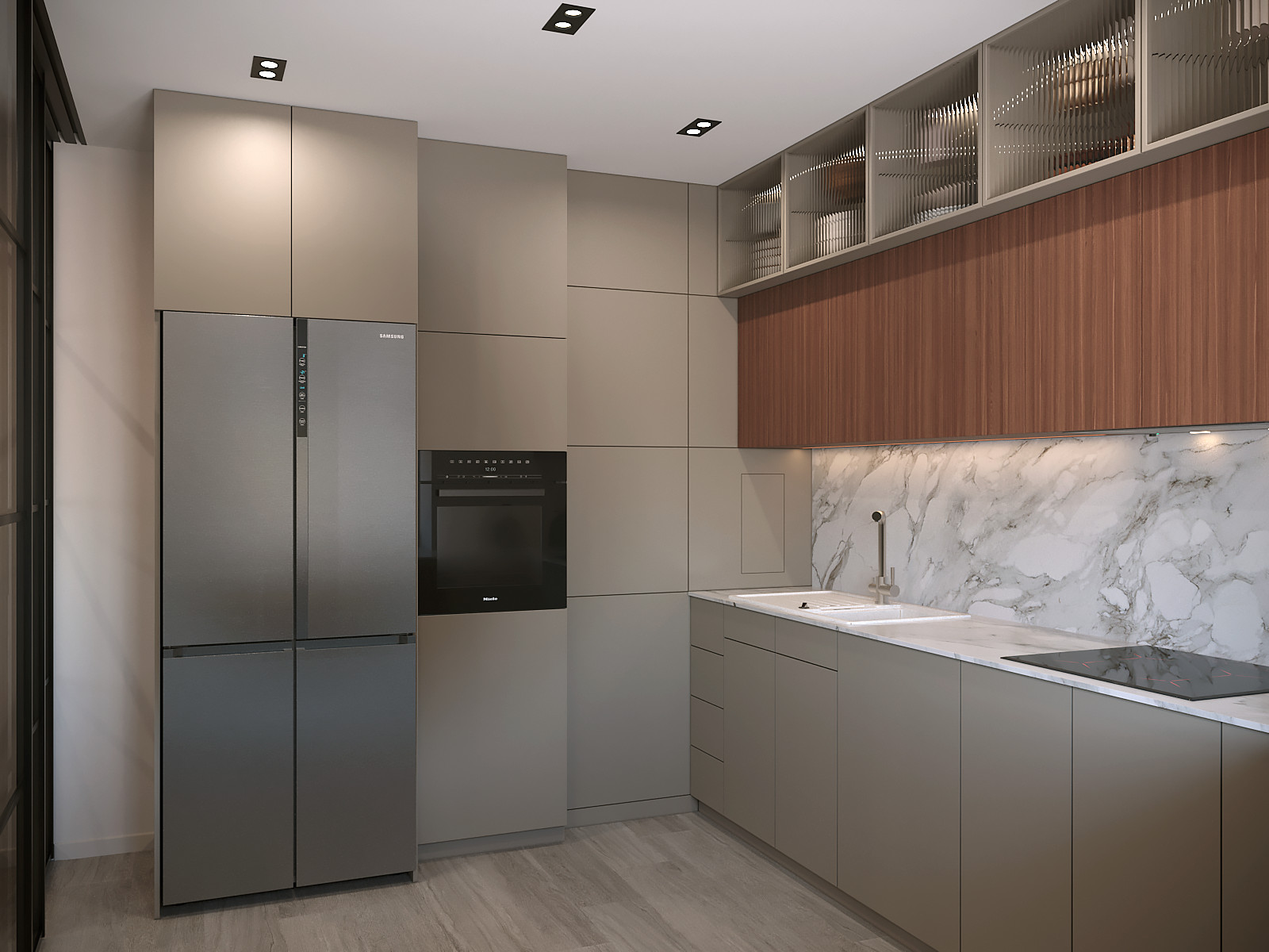 Современная квартира в новостройке.