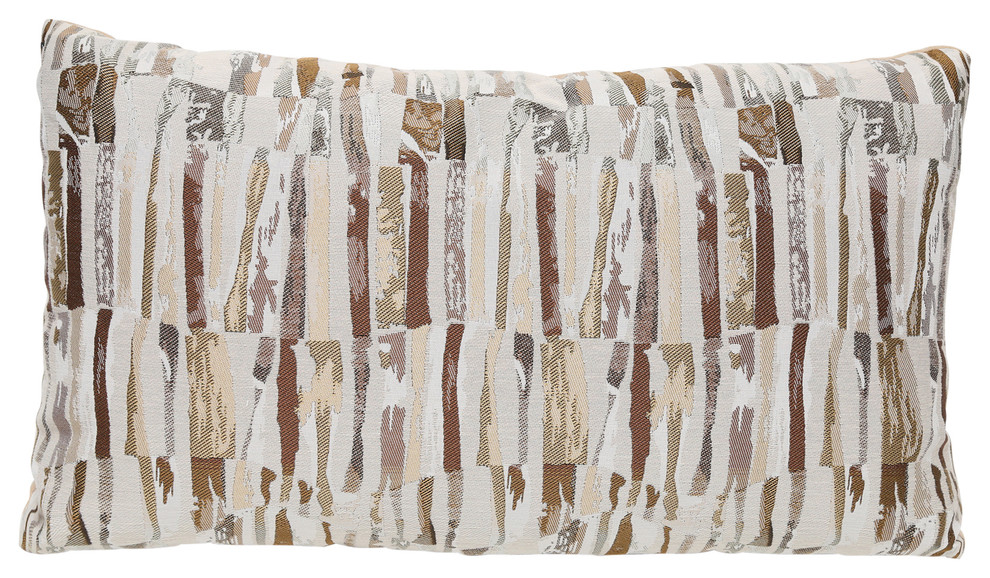 Big Bamboo Lumbar Pillow, 14.5"x23" Contemporary Decorative Pillows by Pillowed Houzz