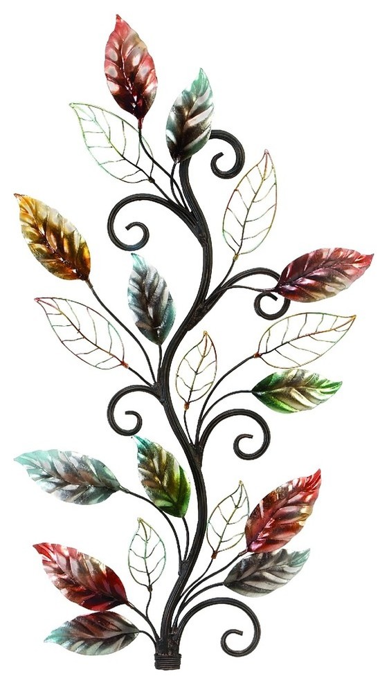 Traditional Multi Colored Metal Wall Decor 13412 Mediterranean