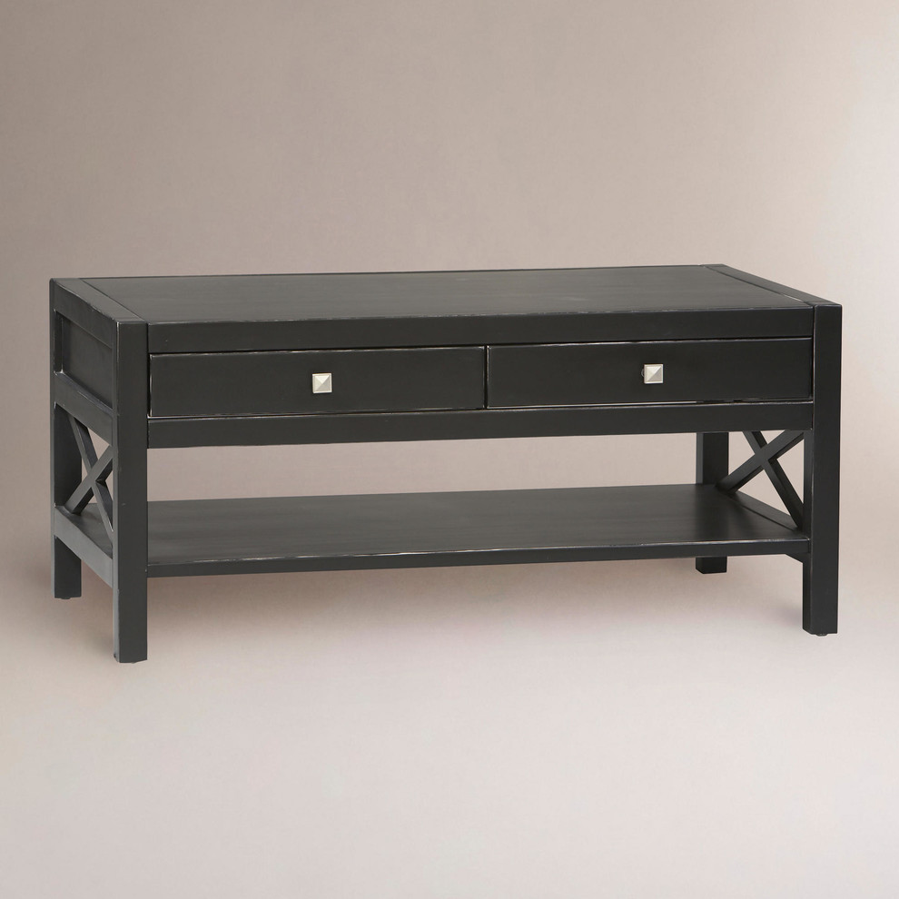 Antiqued Black Easton Coffee Table