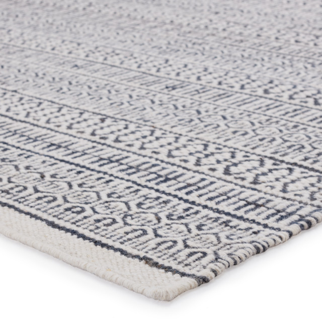 Jaipur Fontaine Galway Fnt03 Rug, Slate and Ivory, 8'0"x10'0