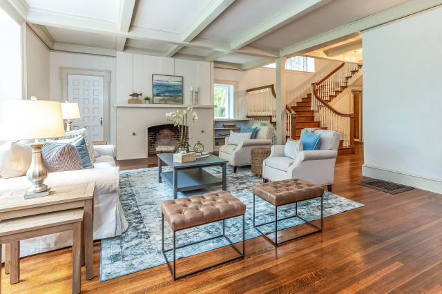 Transitional Living Room clasico-renovado-salon