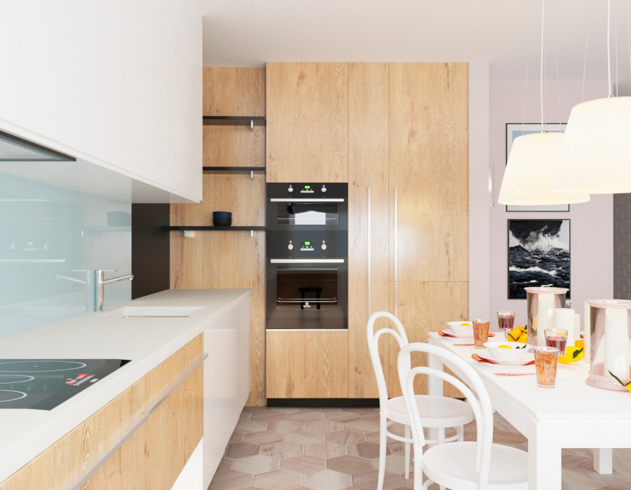 Дизайн интерьера трехкомнатной квартиры по ул. Восточной.