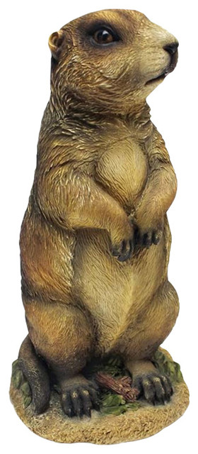 Pesty the Garden Gopher Statue - Contemporary - Garden Statues And Yard ...