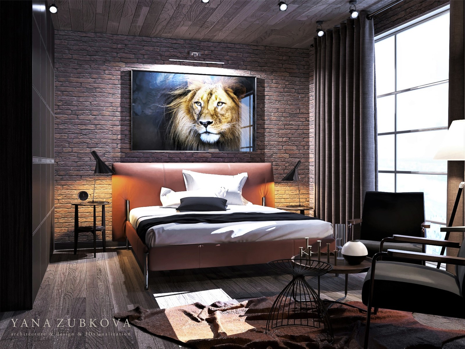 Мужская спальня