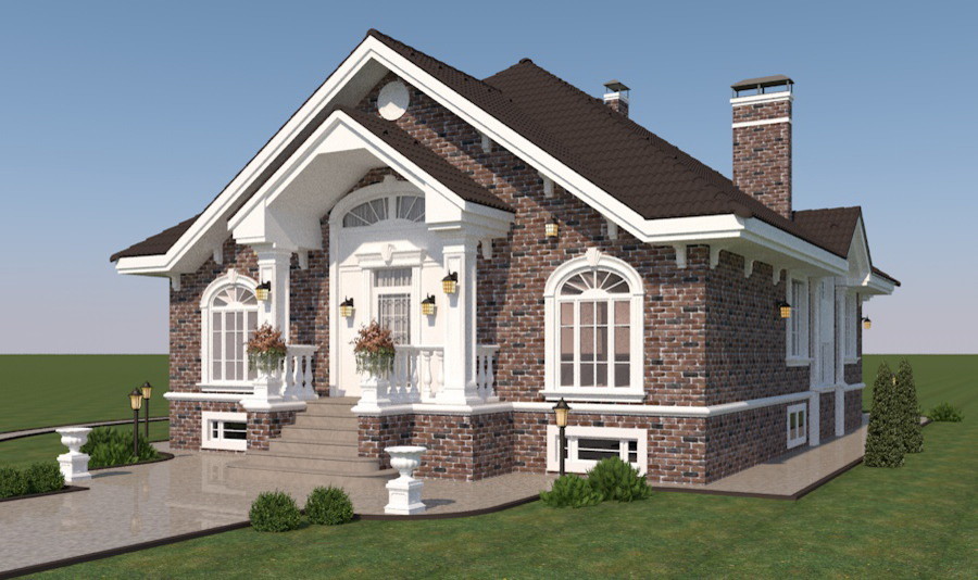 Гармония одноэтажного дома