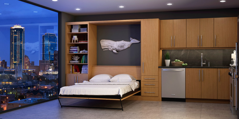 Modern bedroom in Seattle.