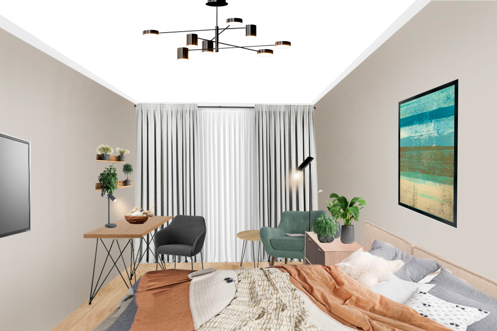 Эскизный проект однокомнатной квартиры