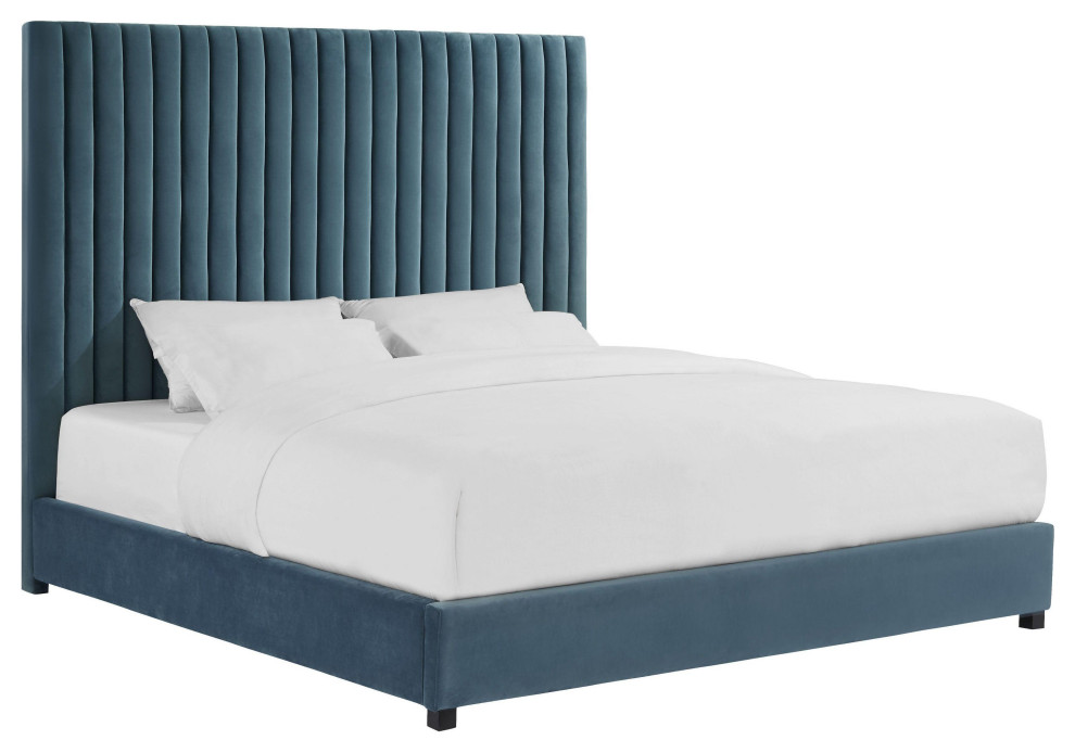 Arabelle Sea Blue Bed in King