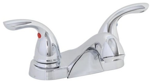 Westlake Single-Handle Lavatory Faucet with Stainless Steel Supply Lines