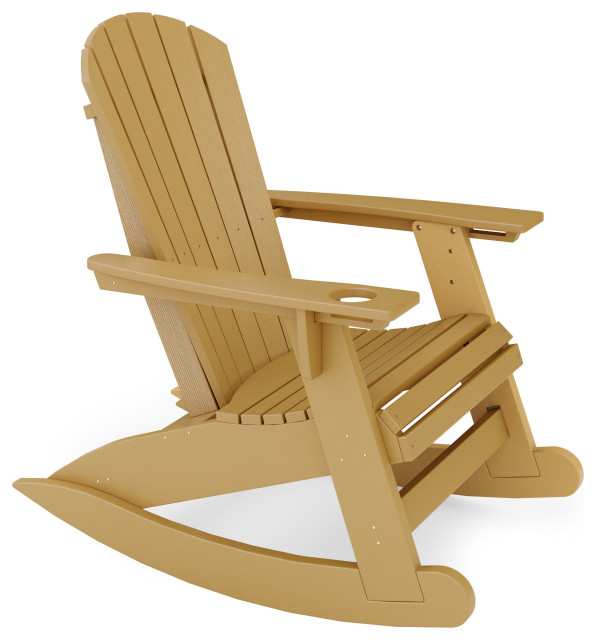EkoPoly HDPE Adirondack Rocker - Contemporary - Outdoor Rocking Chairs ...