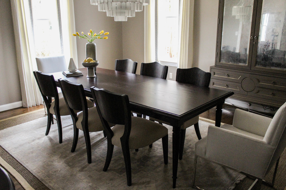 Dining room - transitional dining room idea