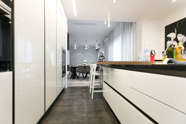 Villa privata - NZEB contemporaneo-cocina