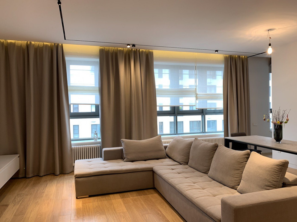 Текстильное оформление Московской квартиры