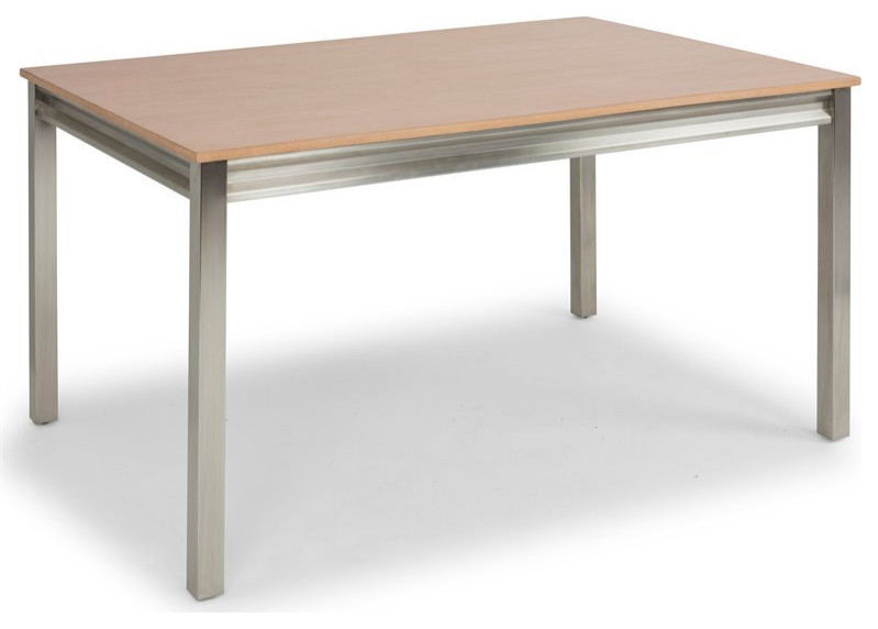 Homestyles Sheffield Brown Wood Dining Table Contemporary Dining