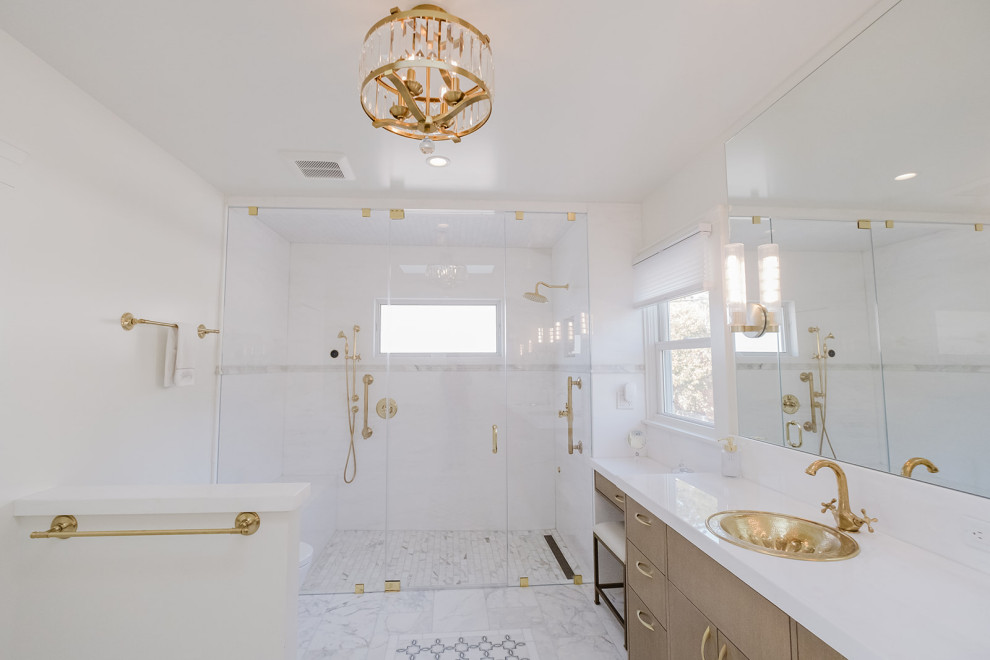 Timeless Marble Moroccan Bathroom Renovation