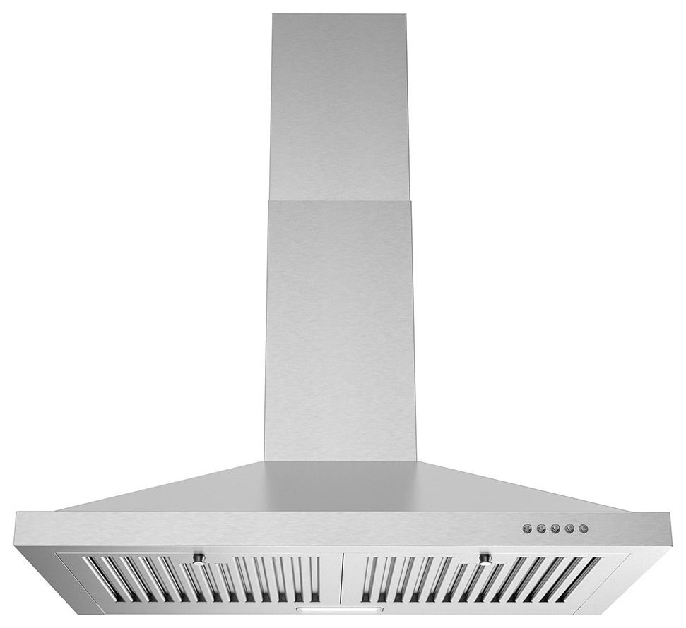 Streamline 30" Fermi Ducted Wall Mount Range Hood, Stainless Steel