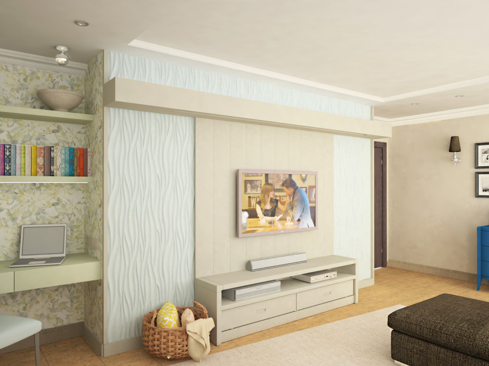 Гостиная с проектором