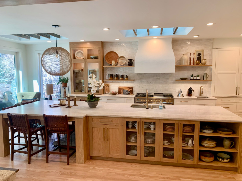 Kitchen - transitional kitchen idea in Denver