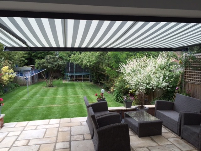 Contemporary patio in Other.