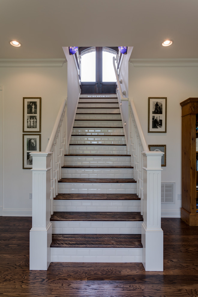 This is an example of an arts and crafts staircase in Other.