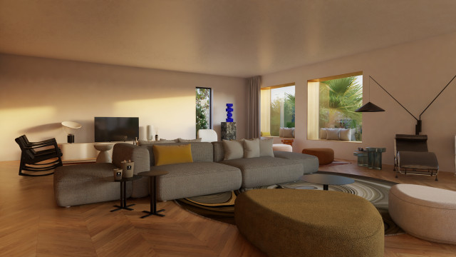 MAISON LAGORD contemporary-vardagsrum