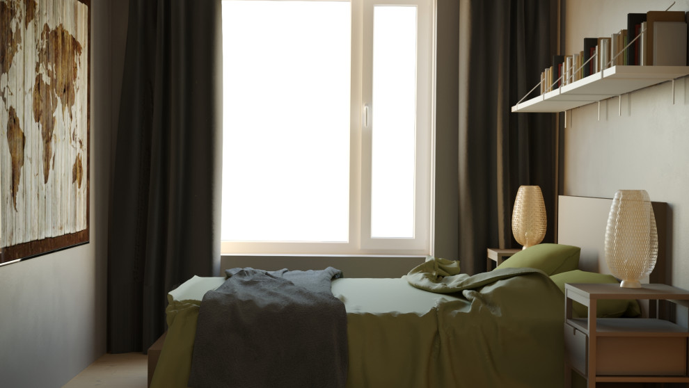 Экоспальня для молодой пары