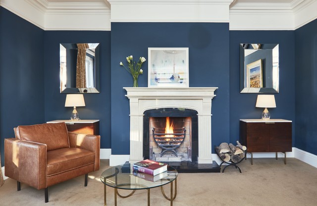 Countryside Family Home transitional-living-room