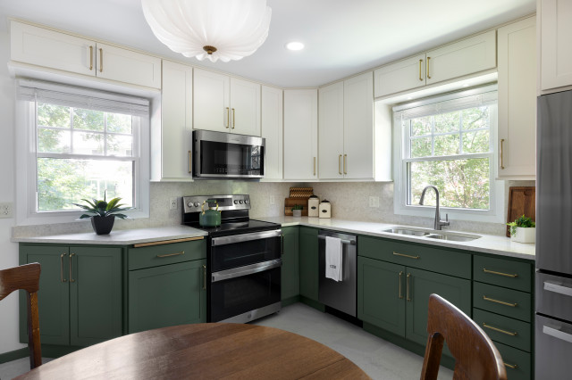 Green Goddess transitional-kitchen