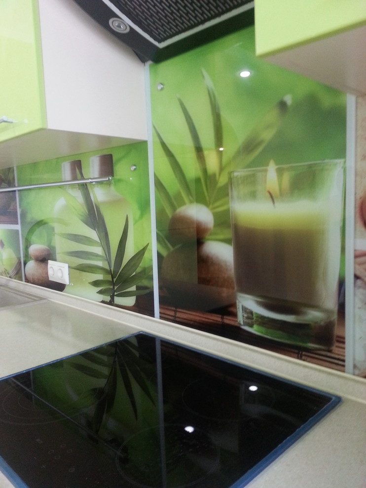 Кухонный фартук из закаленного стекла с фотопечатью "Да Хун Пао"