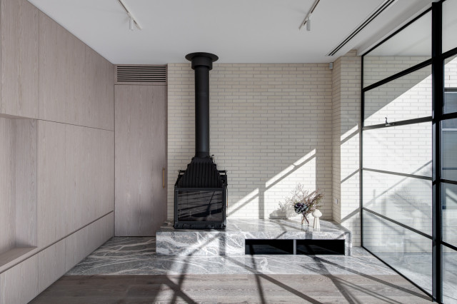 Flow House contemporary-vardagsrum