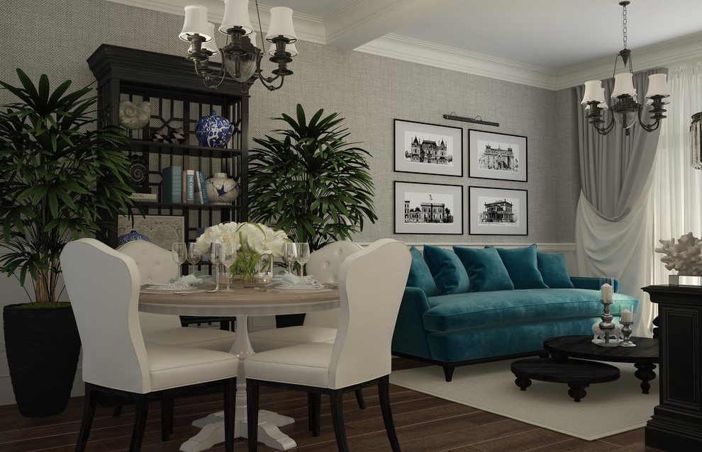 1-комнатная квартира стиль Неоклассика.