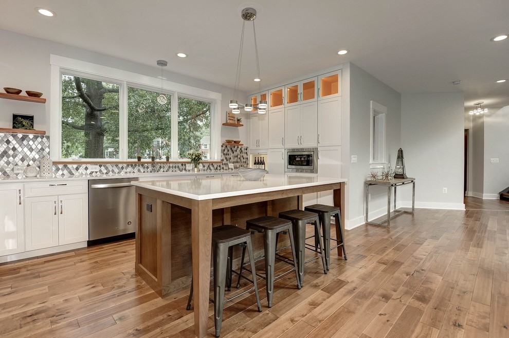 Inspiration for a transitional kitchen remodel in DC Metro