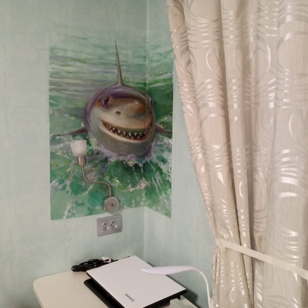 акула на день рождения.