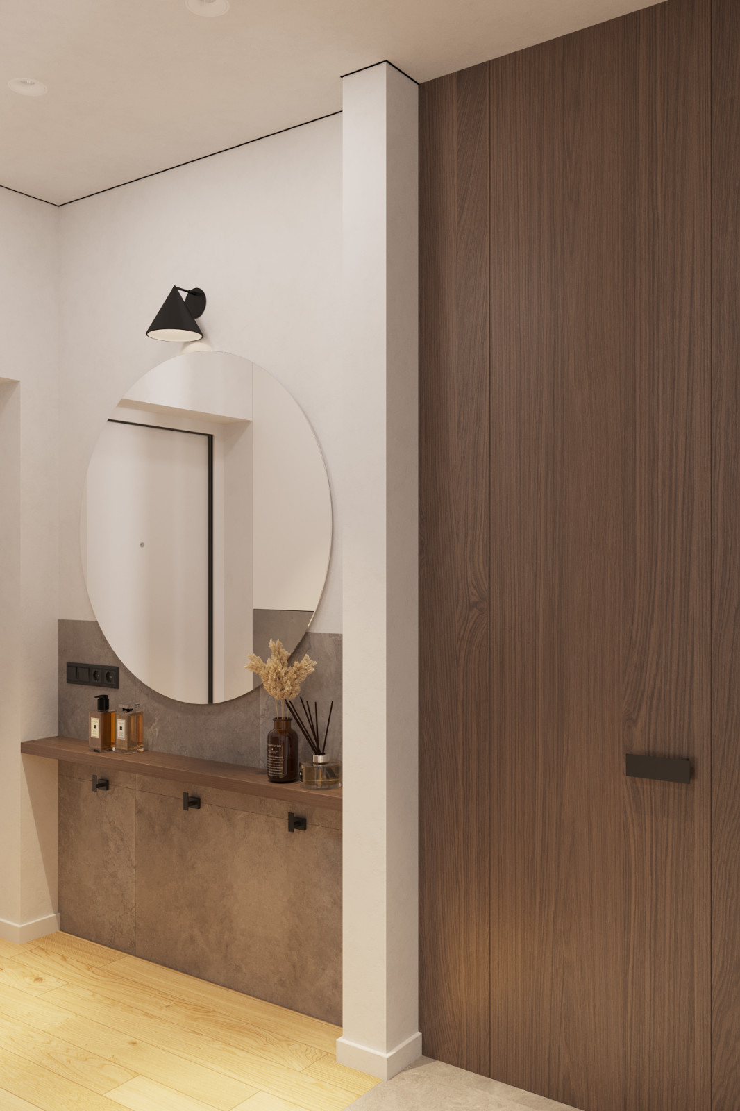 Проект интерьера квартиры "Intersect"