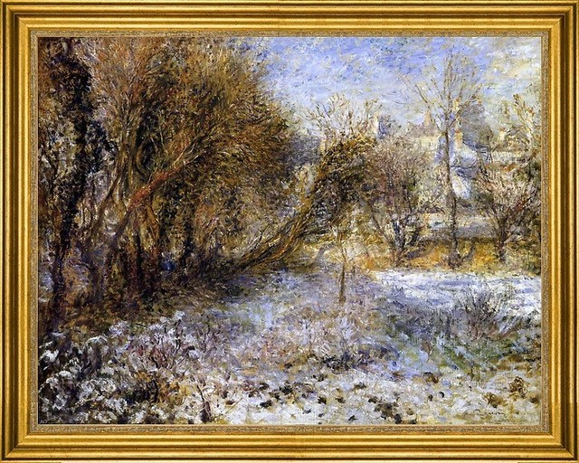 Pierre Auguste Renoir-18"x24" Framed Canvas