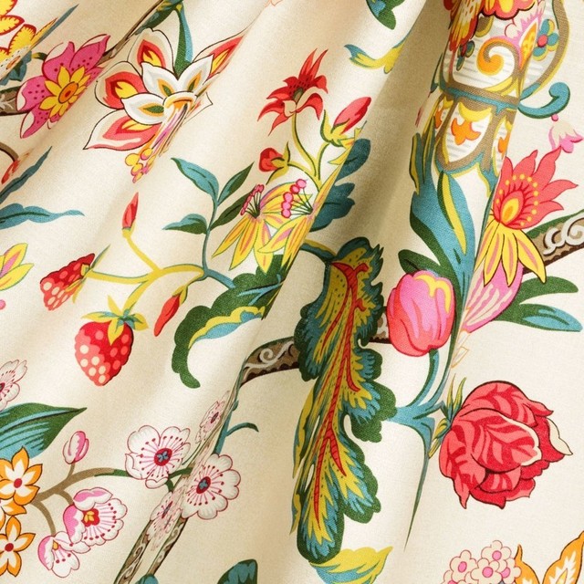 Chinoiserie Fabric - Transitional - Drapery Fabric - by Loom Decor