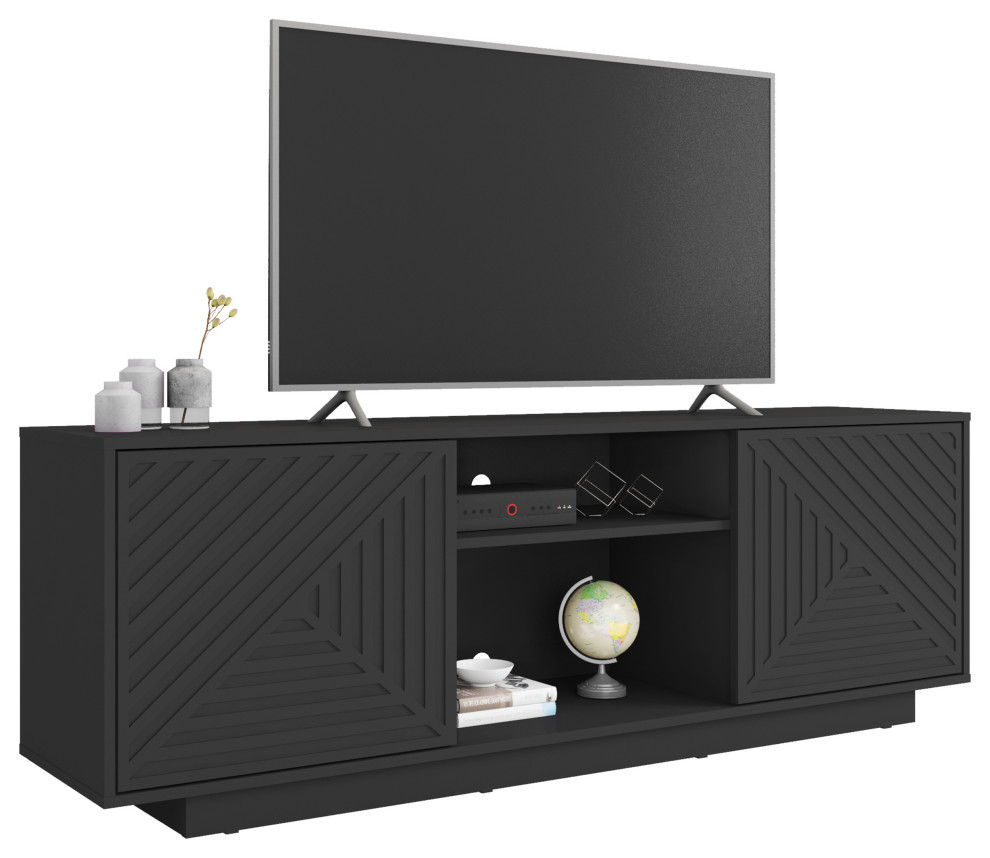 Techni Mobili TV Stand for TV’s Up to 70” Modern Entertainment