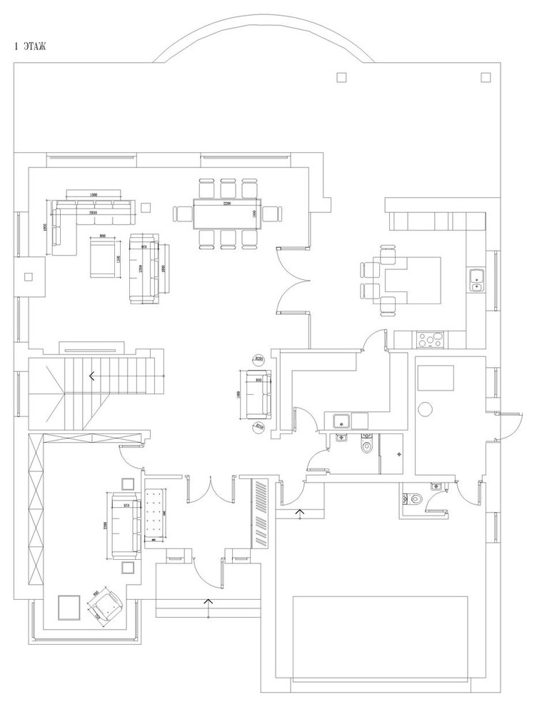 План 1 этажа