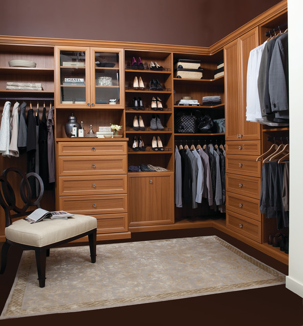 WalkIn Traditional Closet Orlando by California Closets Northern & Central Florida