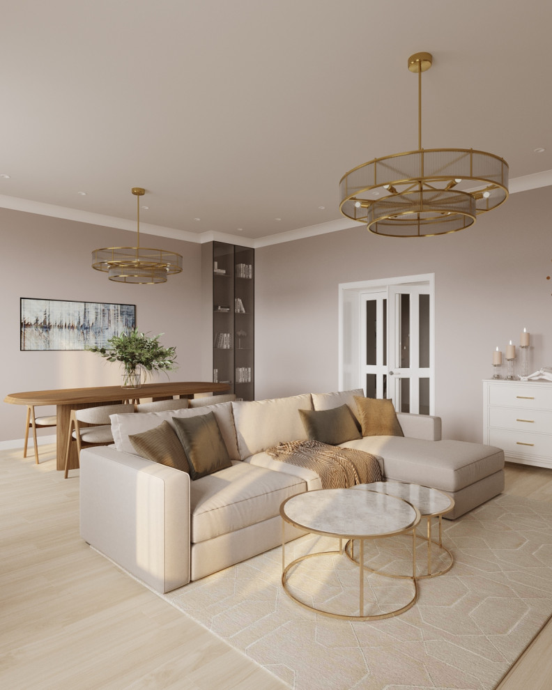 Гостиная квартиры в центре Казани