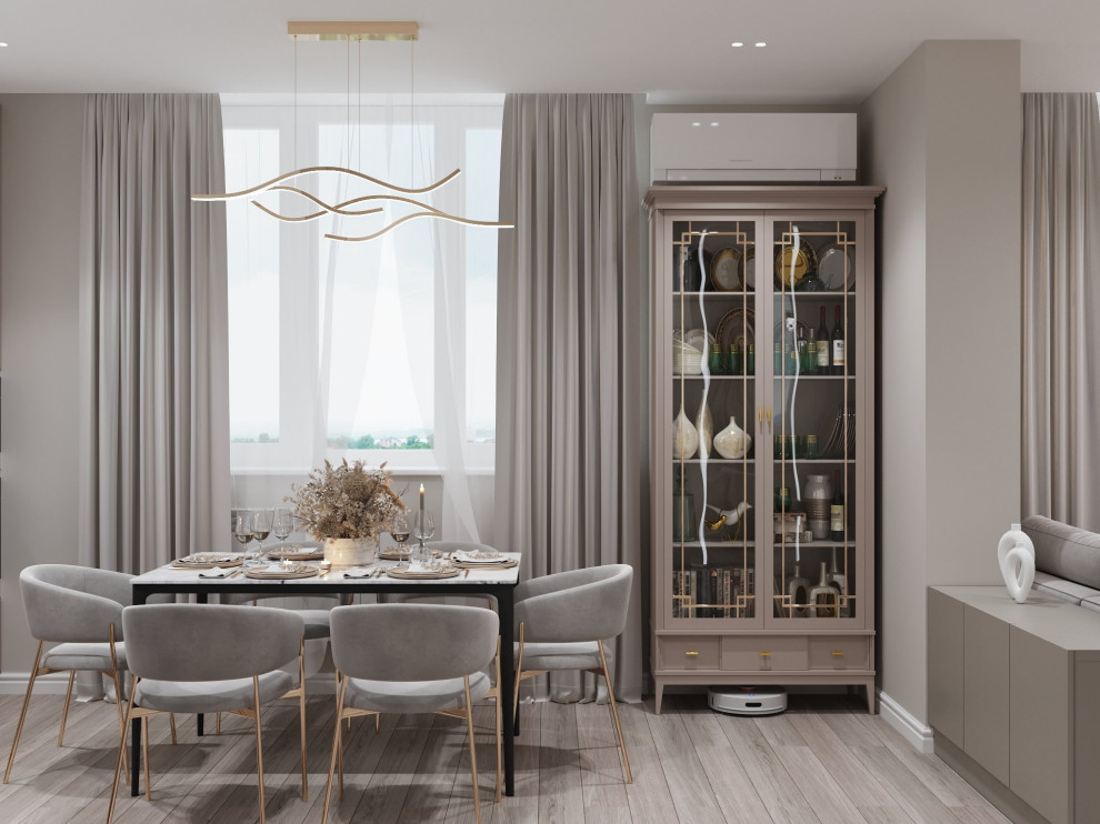 Дизайн кухни-гостиной