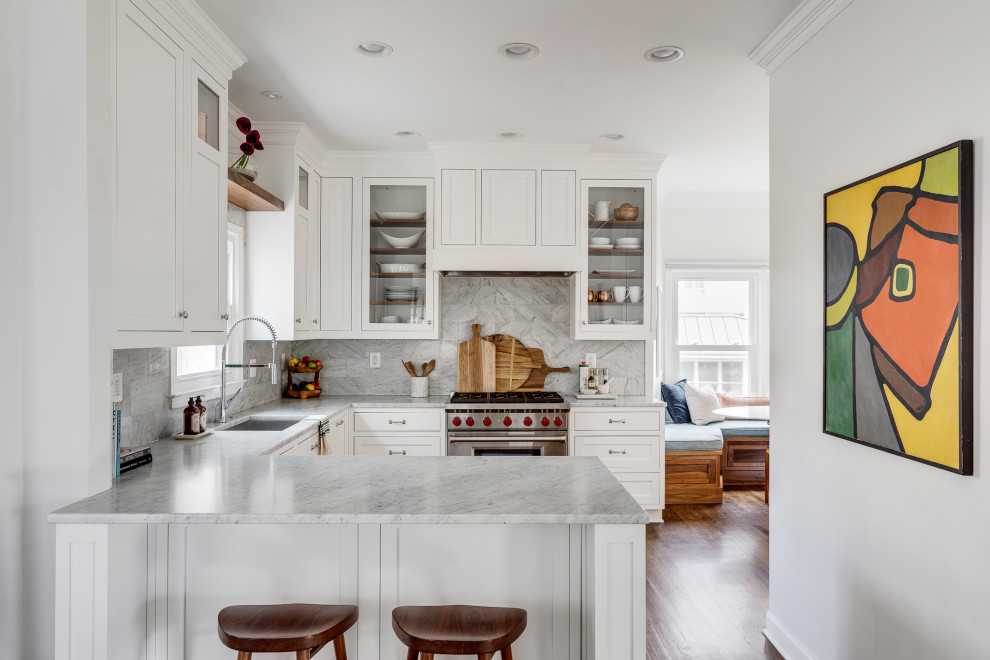 Inspiration for a mid-sized kitchen remodel in DC Metro