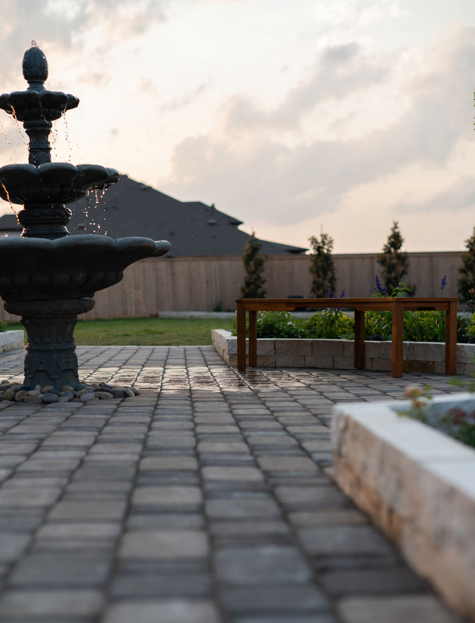 Elegant Landscape & Patio Design in Cypress